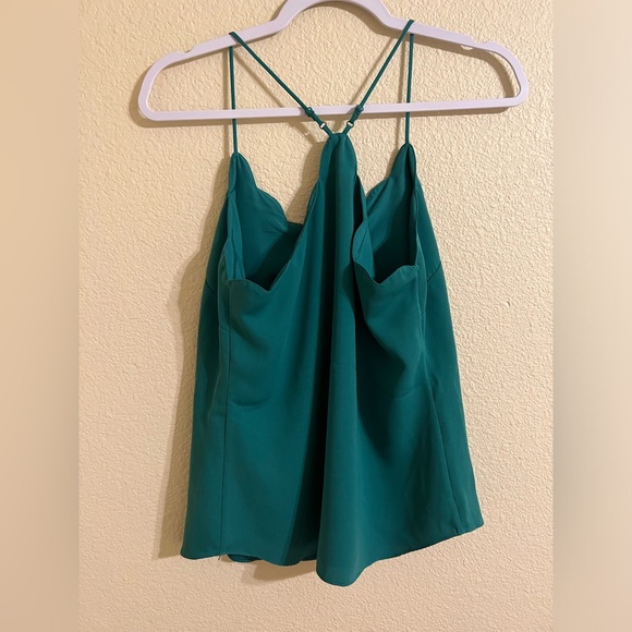 J. Crew scalloped Cami Green Size 2 - Picture 8 of 13